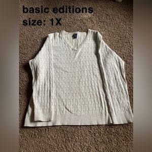 Basic Editions V-neck Sweater